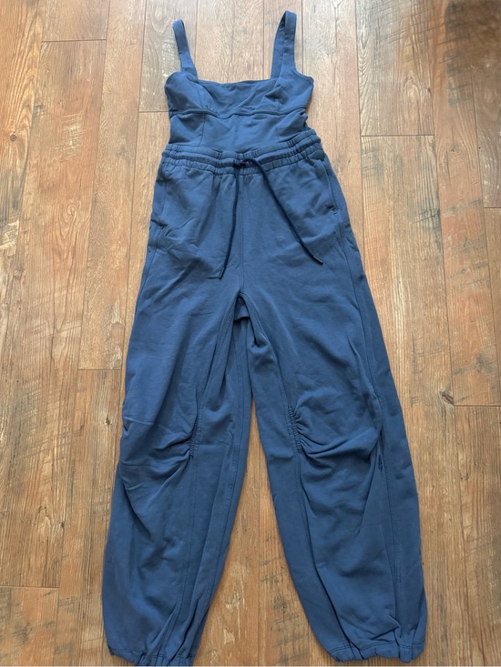 FP Movement by Free People Pants - New Free people FP movement Navy Blue Jumpsuit with Drawstring Waist size XS